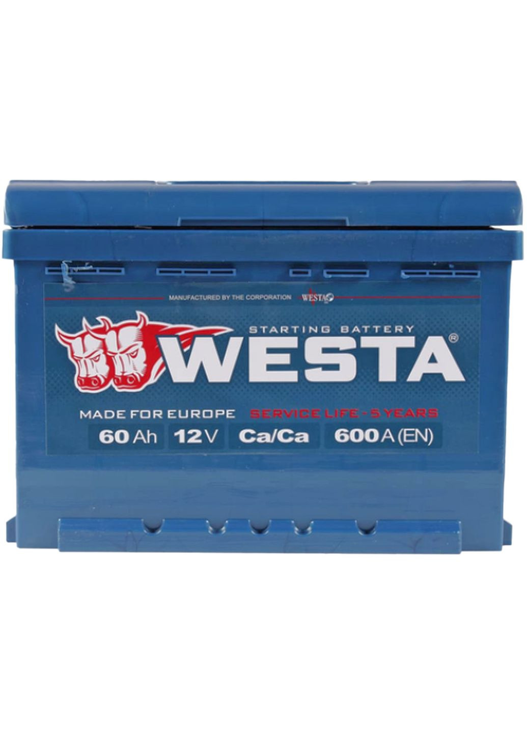 Автомобільний акумулятор 60 Ah / 600 A Premium L Лівий плюс (242x175x175) WPR601 Westa (367607793)