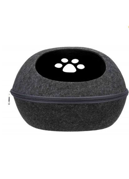 Домик-лежак грязеотталкивающий Liva фетр 40*24*47cm антрацит (4047974363195) Trixie (313615210)