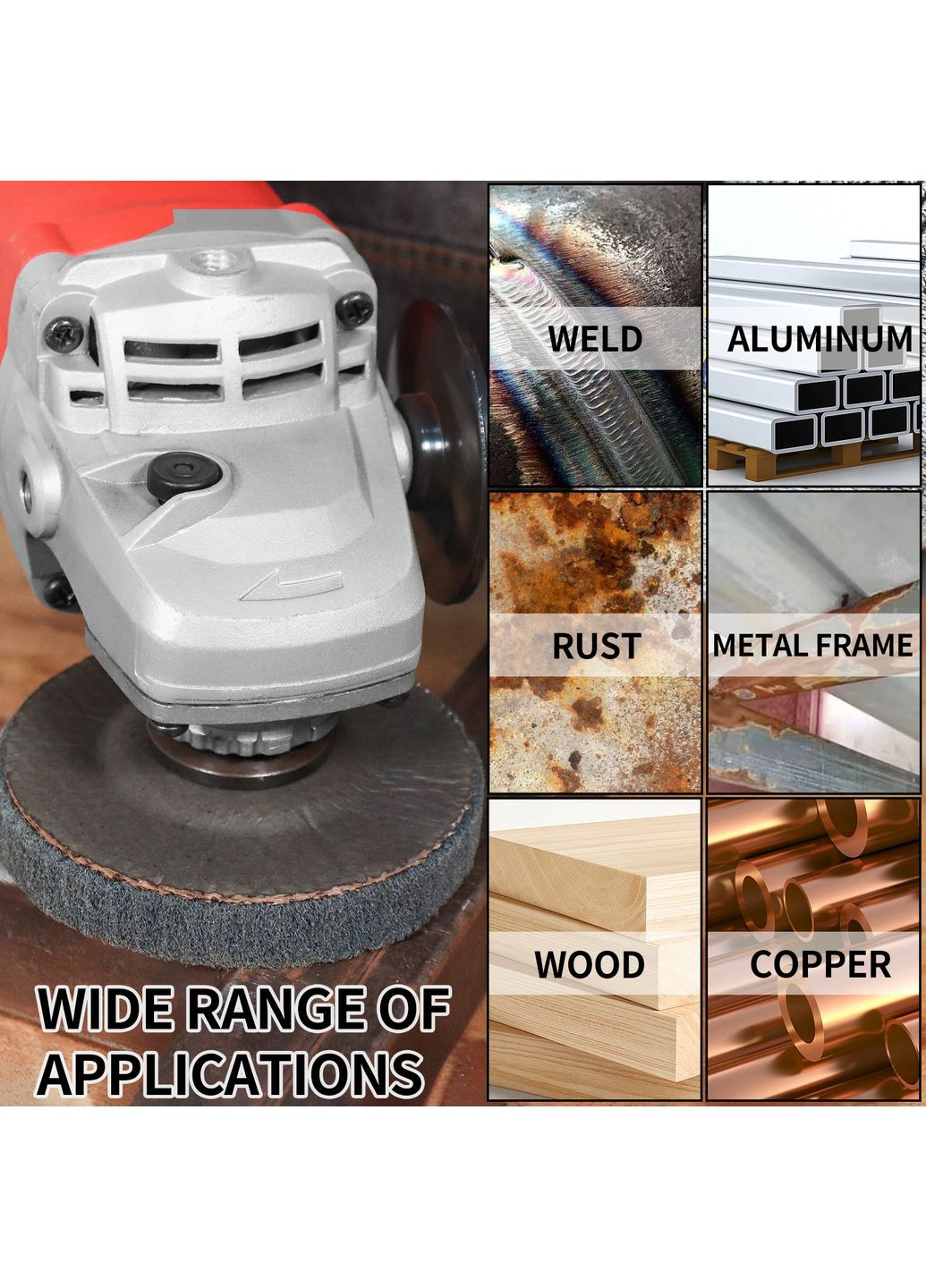 Шліфувальний круг 5" 125 мм диск для болгарки 125х16х22 мм 800 grit No Brand (368788706)