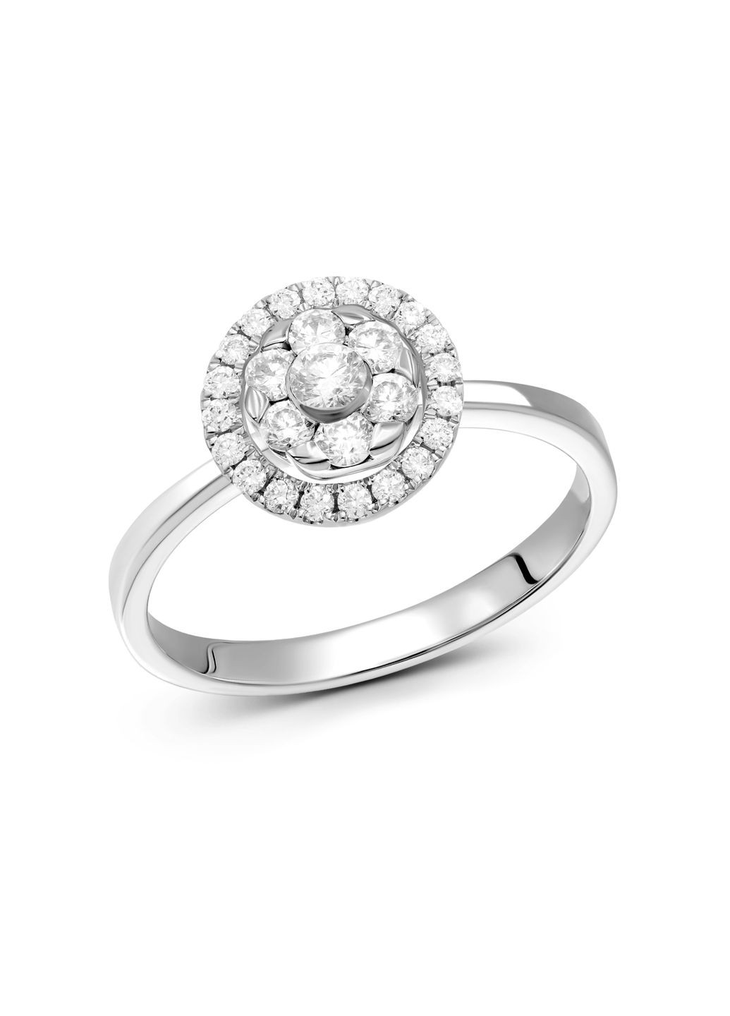 Кольцо с бриллиантами в белом золоте 1К193-0193 Zarina (278388586)