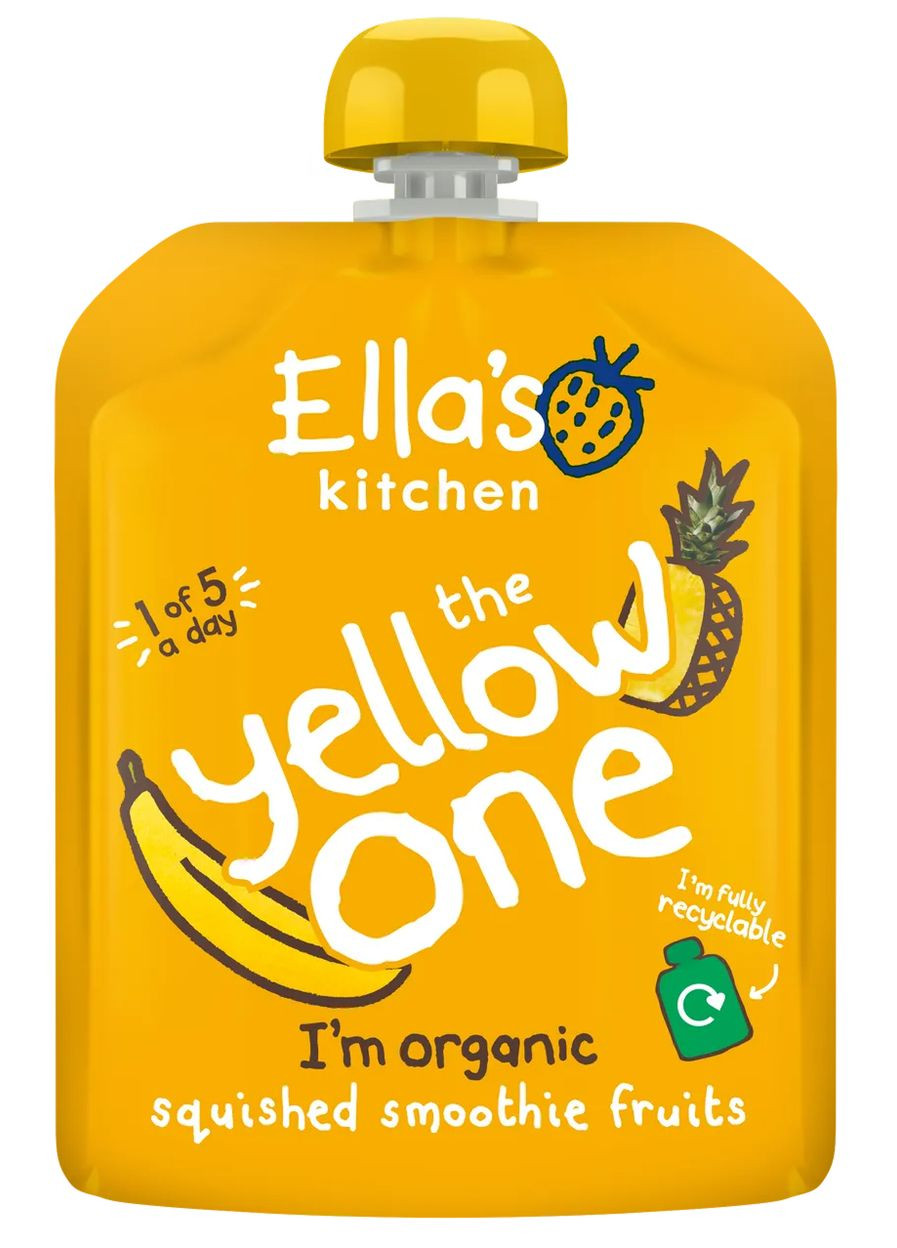 Смузі фруктове Ella's kitchen The Yellow One, 90 г Ella’s Kitchen EK053 (335029976)