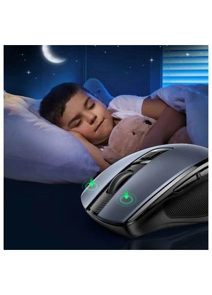 Мышь MU006 Ergonomic Wireless Gray/Black (15063) Ugreen (396676089)