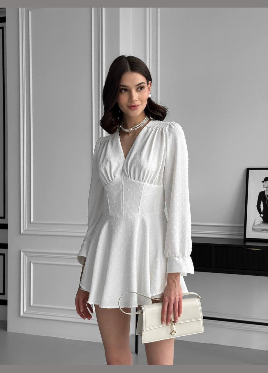 Комбінезон No Brand комбінезон-шорти однотонний молочний кежуал, коктейльний костюмна