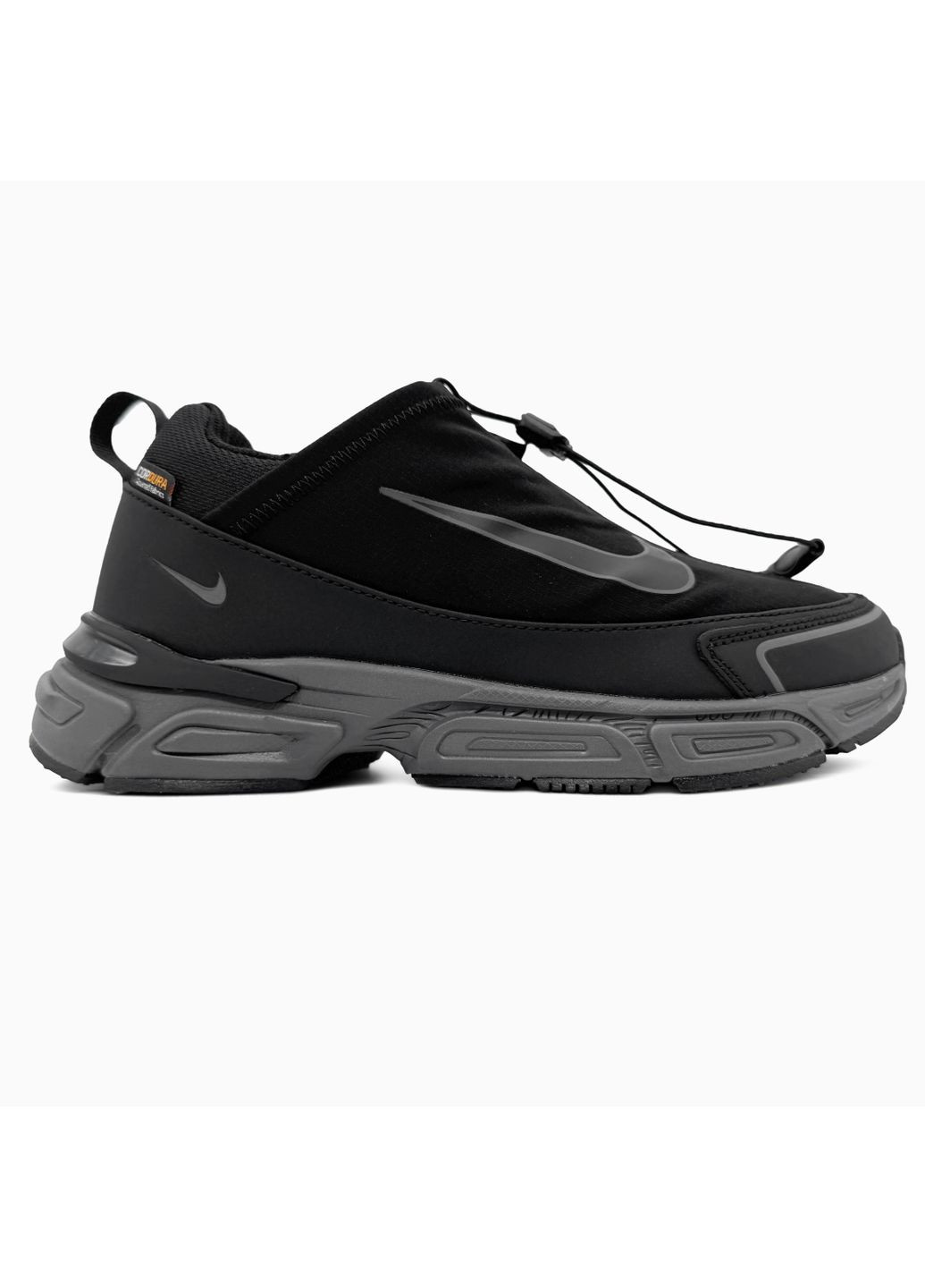 Чорні Осінні кросівки чоловічі Nike Zoom Pulse Cordura Black Grey Winter Fur | Найк Зум Пульс Кордура