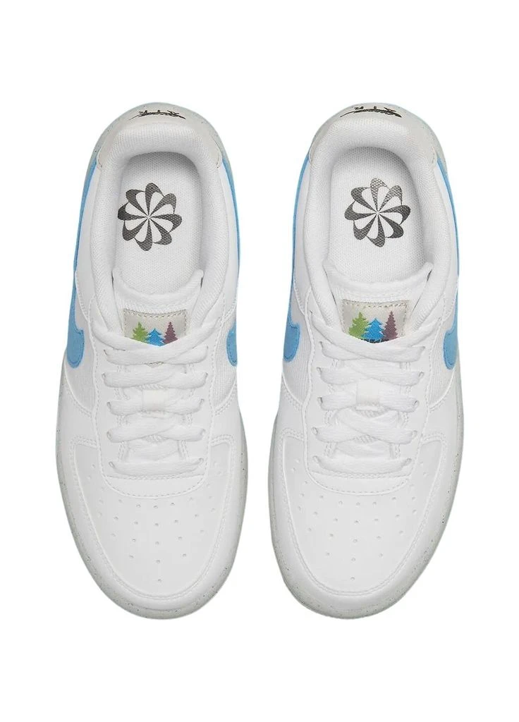 Білі кросівки підліткові air force 1 crater (gs) біло-блакитні dv3485-100 Nike AIR FORCE 1 CREATER