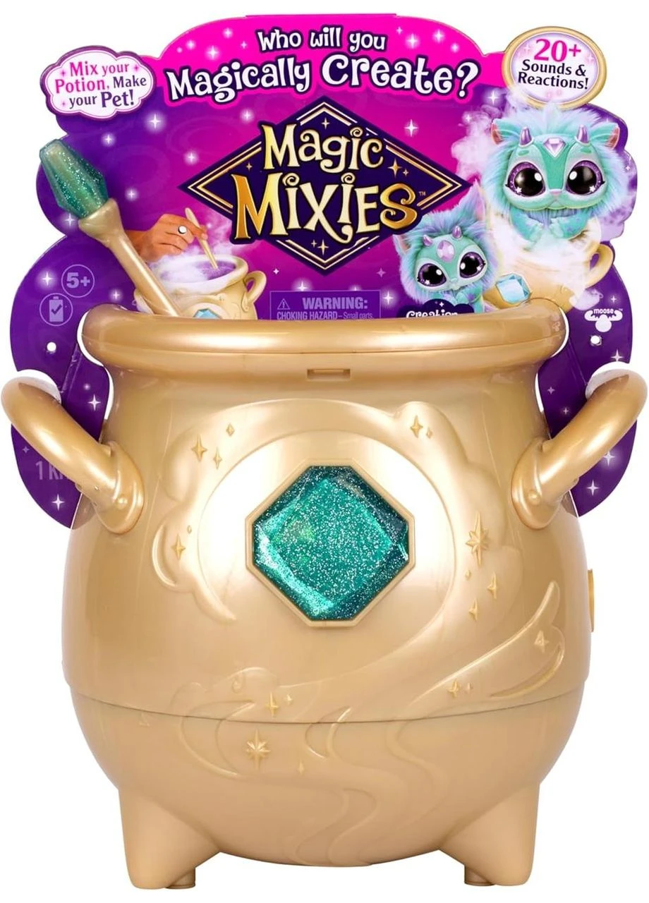 Інтерактивний Чарівний горщик Магічні Міксі золотий Оригінал Magic Mixies Magical Misting Gold Cauldron Moose (372130794)