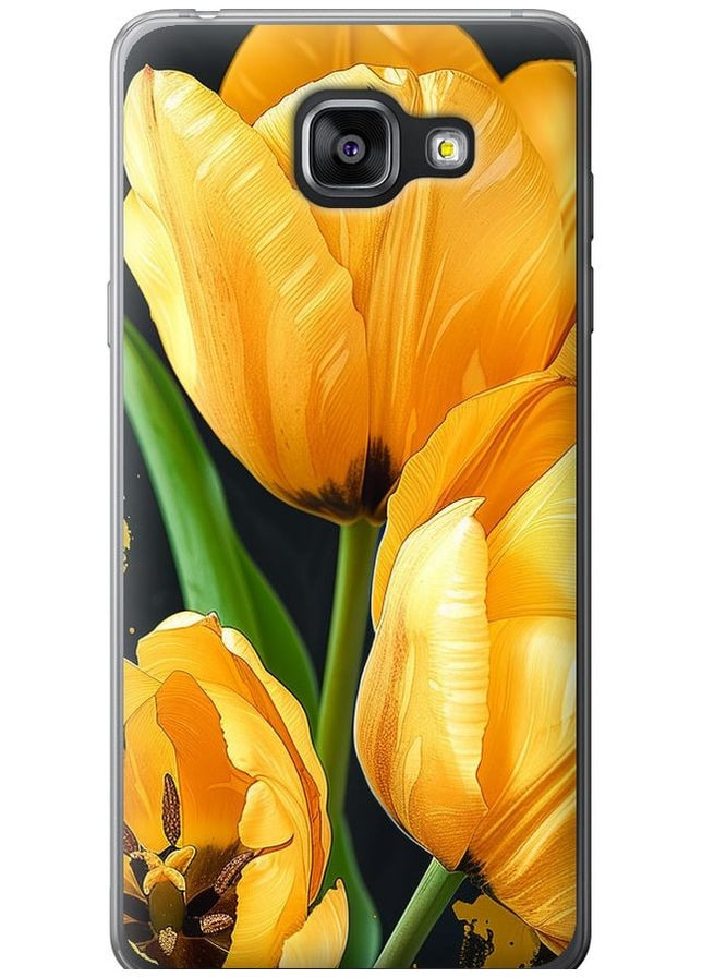 Силіконовий чохол 'Жовті тюльпани' для Endorphone Samsung Galaxy A5 (2016) A510F (282928586)