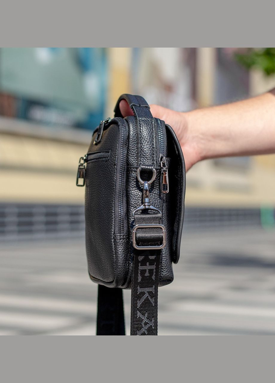 Мужская кожаная сумка-барсетка через плечо с ручкой TD-22011 Tiding Bag (341309323)