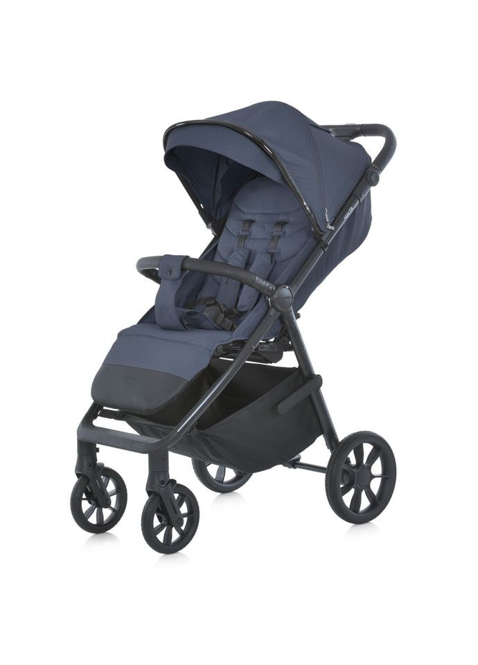 Дитяча коляска прогулянкова MALTA Captain Blue для новонароджених комбінована коляска з капюшоном El Camino (368759117)