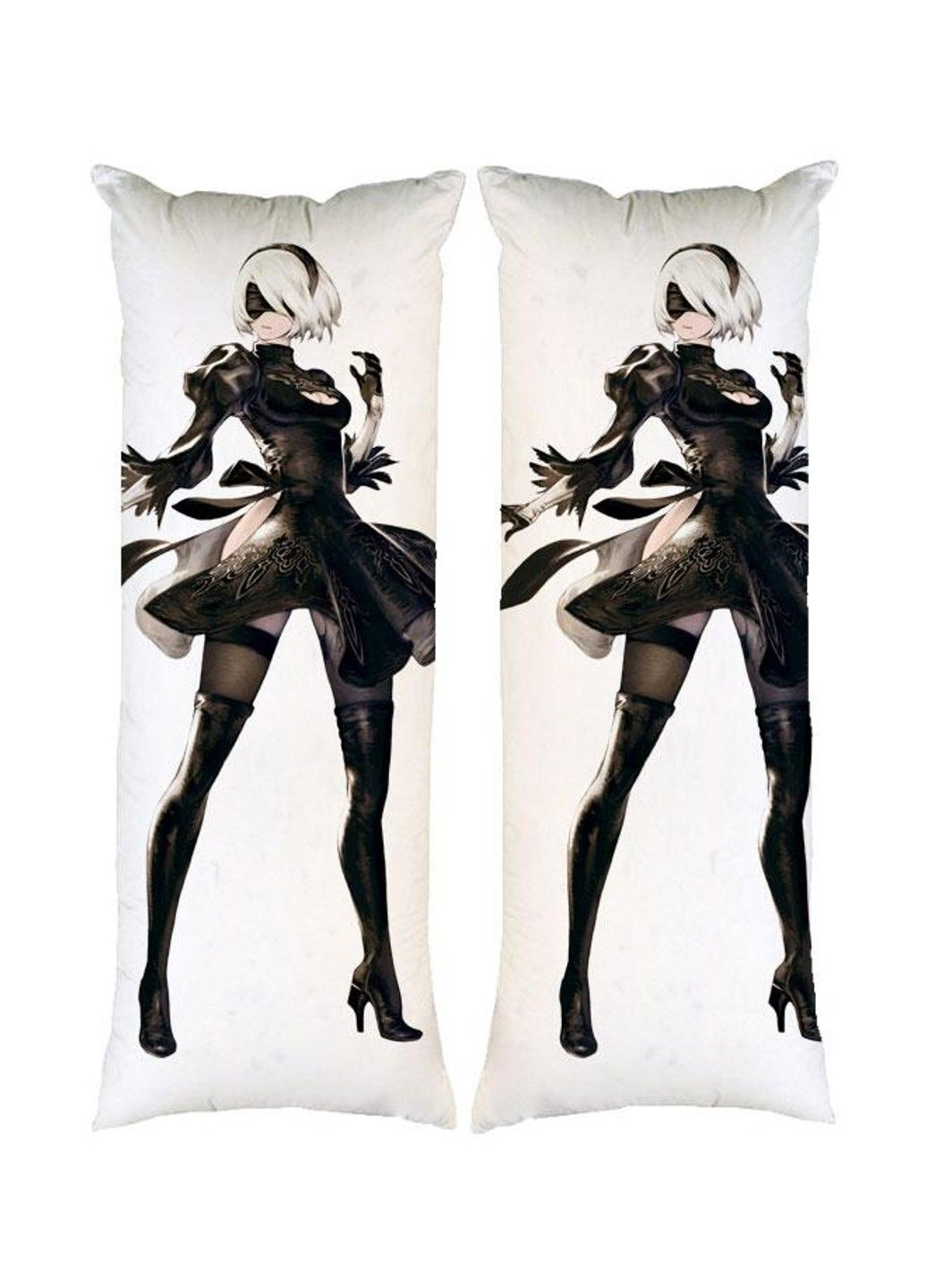 Подушка дакімакура Автомата nier automata 2B декоративна ростова подушка для обіймання двостороння No Brand (329432771)
