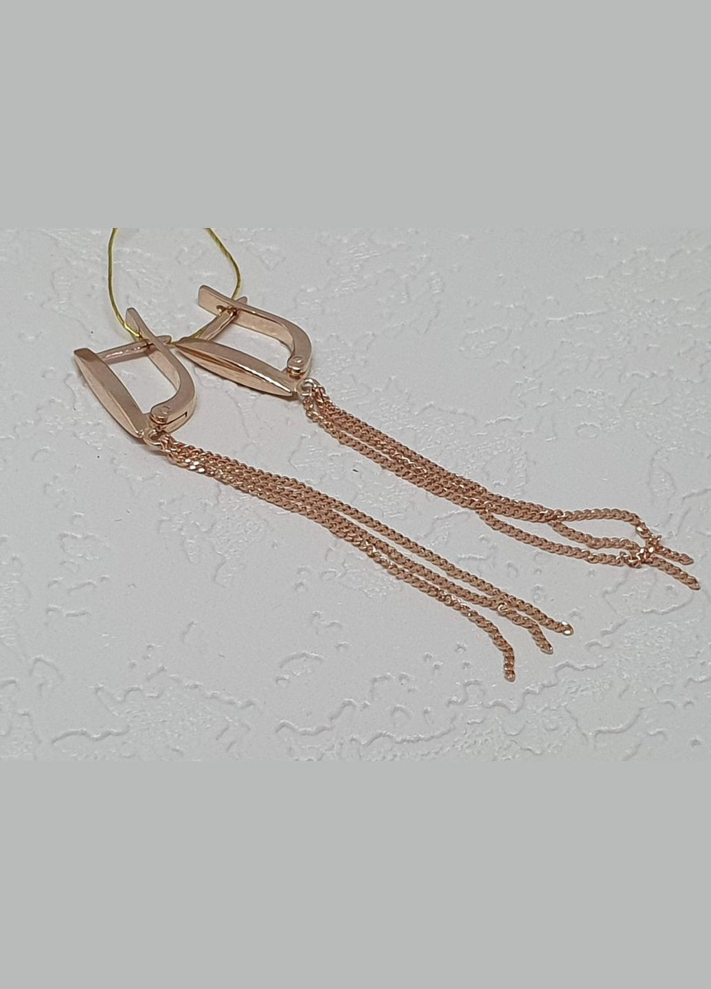 Золотые серьги-подвески. 1С125/00Б PlatoN (302802581)