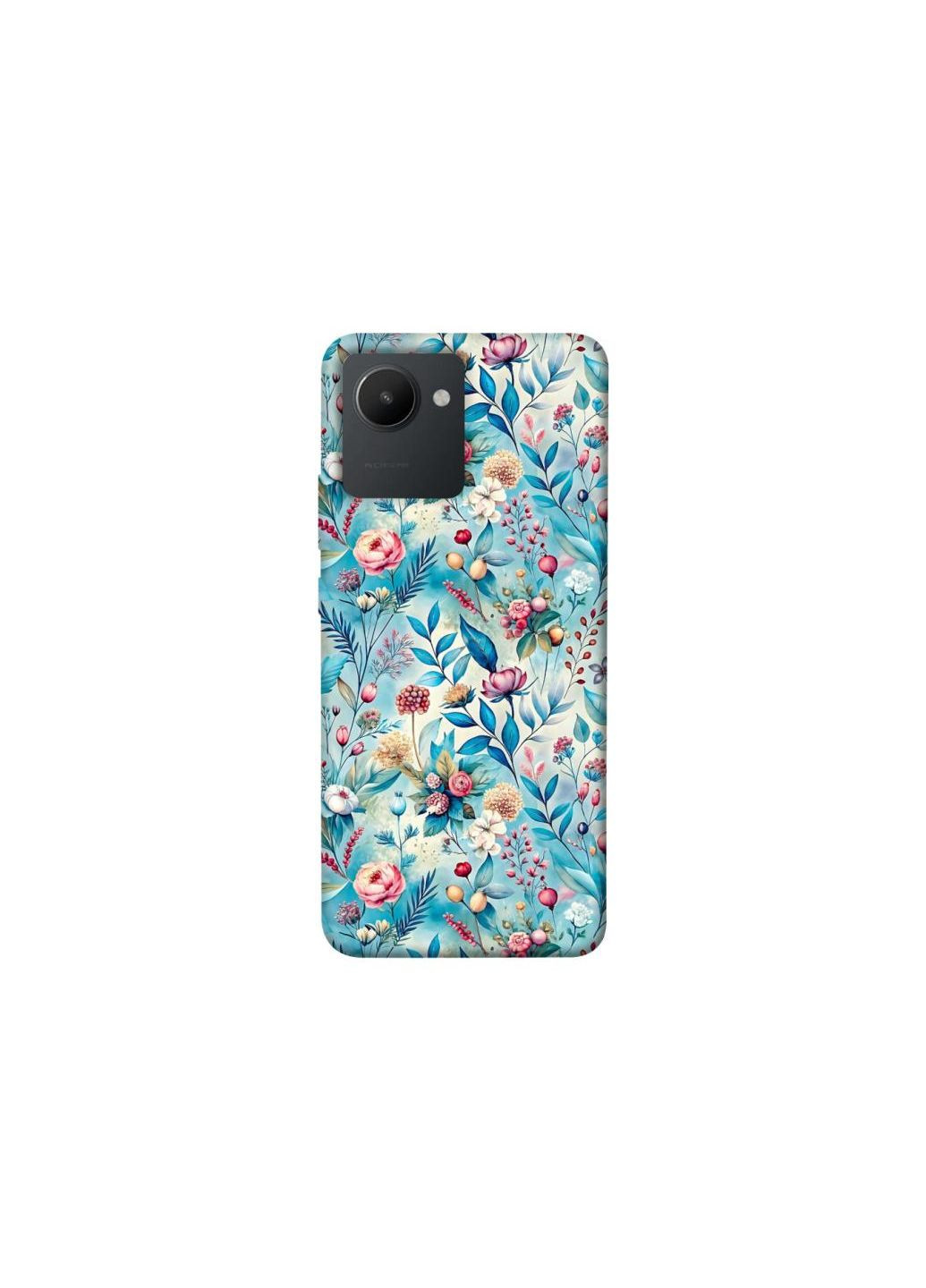 Чехол на Realme C30 Floral design ver.5 Frontalka (361330933)