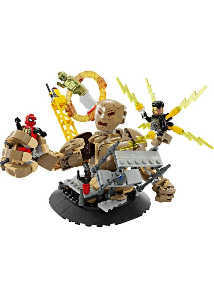 Конструктор Super Heroes Человек-Паук vs. Песчаный человек: Решающая битва 347 деталей (76280) Lego (281425491)