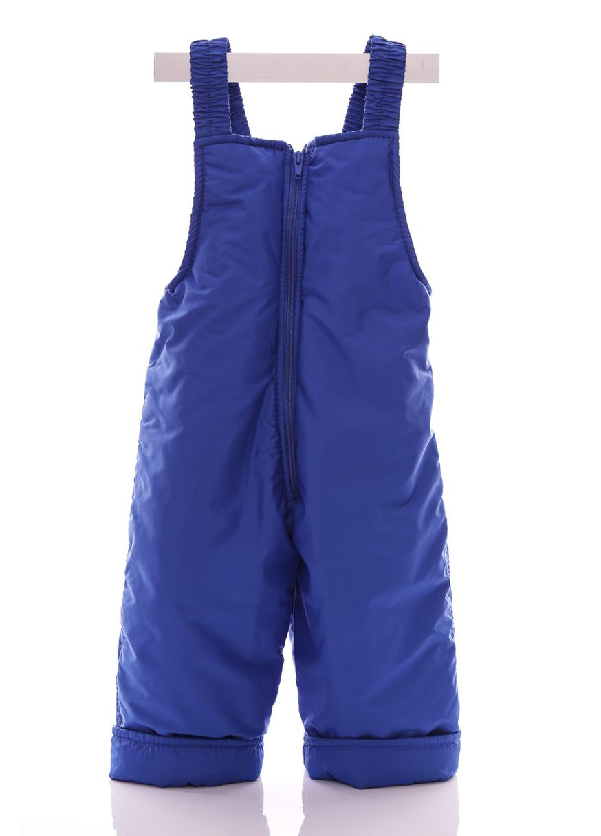 Голубой демисезонный комбинезон на флисе для девочки со снеговичками ноль кроха синий см (27996) BABYKROHA