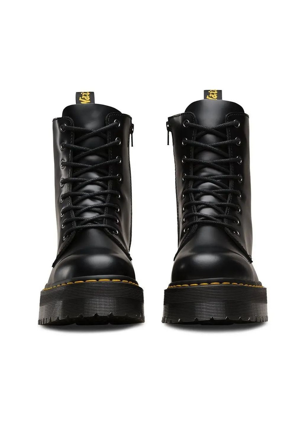 Ботинки Dr. Martens Jadon Black Polished Smooth 42 – 26.5 см, С мехом No Brand (352200866)