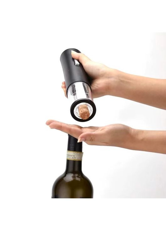 Штопор электрический на батарейках автоматический для вина электроштопор портативный прозрачный No Brand (346533713)