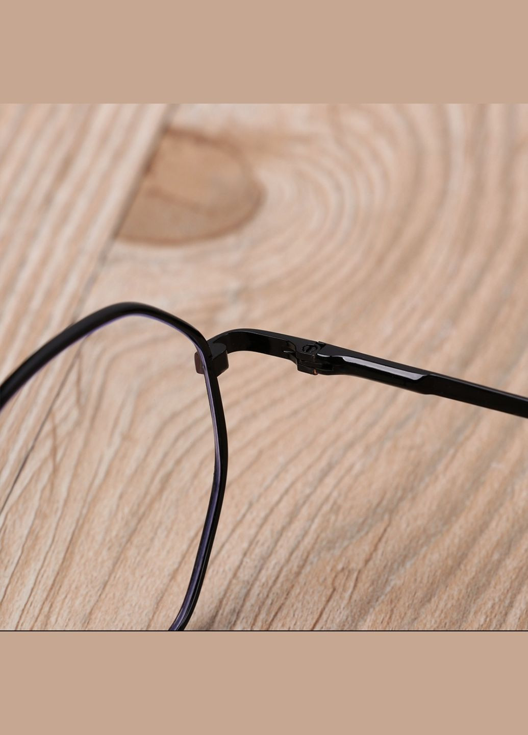 Окуляри іміджеві восьмикутні прозорі з чорною оправою унісекс LIGHT (315889521)