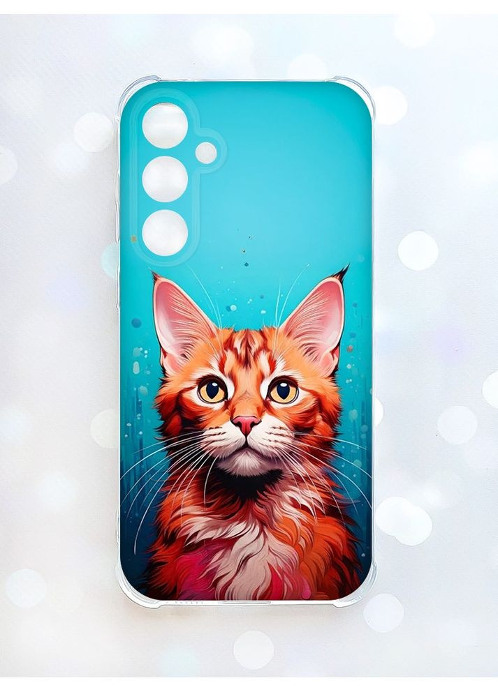 Чохол з потовщеними кутами на Samsung Galaxy S23 FE Кішка (принт 408) Creative (356128654)