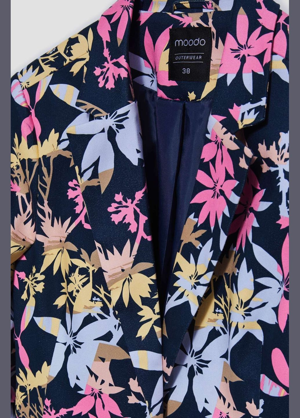 Синий женский жакет Moodo -