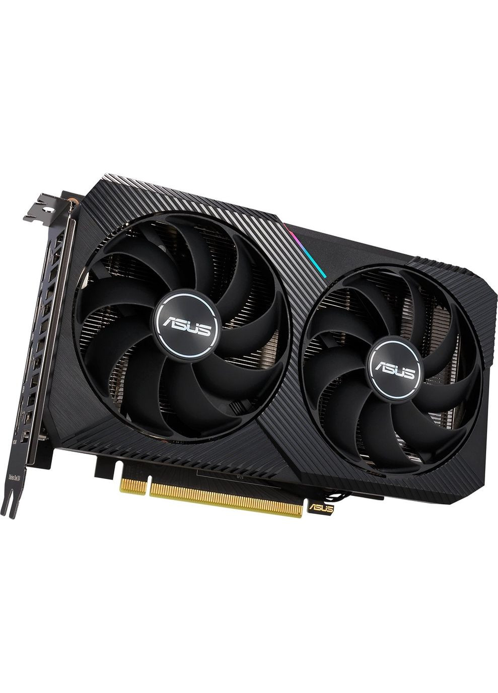 Видеокарта GeForce RTX 3050,, DUAL OC V2, 8Gb GDDR6, 128bit, DVI-D/HDMI/DP, 1852/14000 MHz, 6-pin (DUAL-RTX3050-O8G-V2) Asus (314776227)