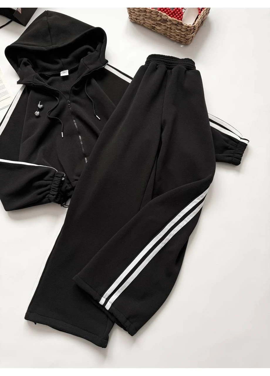 Спортивный костюм на флисе с лампасами No Brand Р1558-407 (381263903)