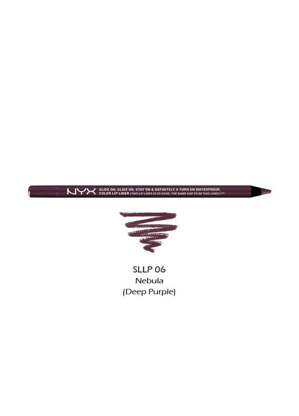 Контурный карандаш для губ Slide On Lip Pencil (1,2 гр) 06 Nebula NYX Professional Makeup (279364377)