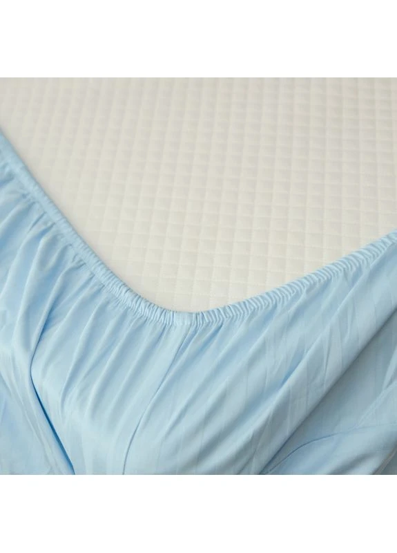 Простыня на резинке Satin Stripe 180х200х10 см (MS-850005176) Moon&Star Ocean Calm (386590519)