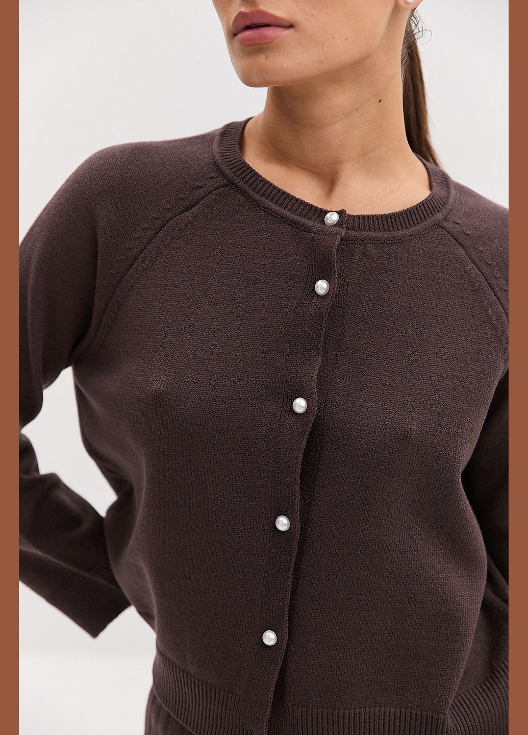 Коричневый кардиган Arjen