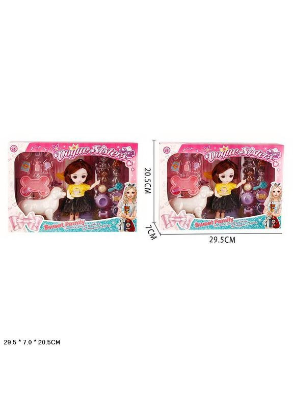 Лялька з собакою та аксесуарами Vogue Sisters, колекція в асортименті - No Brand DSJ299-T (371928778)