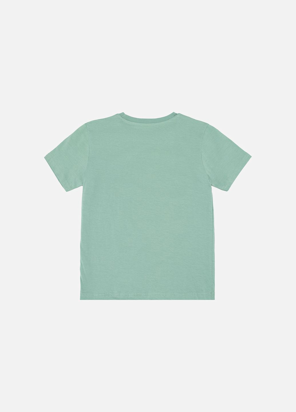 Оливкова літня футболка з коротким рукавом для хлопчика колір оливковий цб-00246161 No Brand