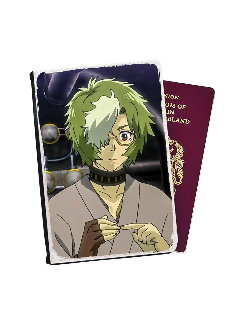 Обкладинка (портмоне) на паспорт, автодокументи з відсіками Аніме Кабанері Залізної фортеці #003 Чорний No Brand (317553733)