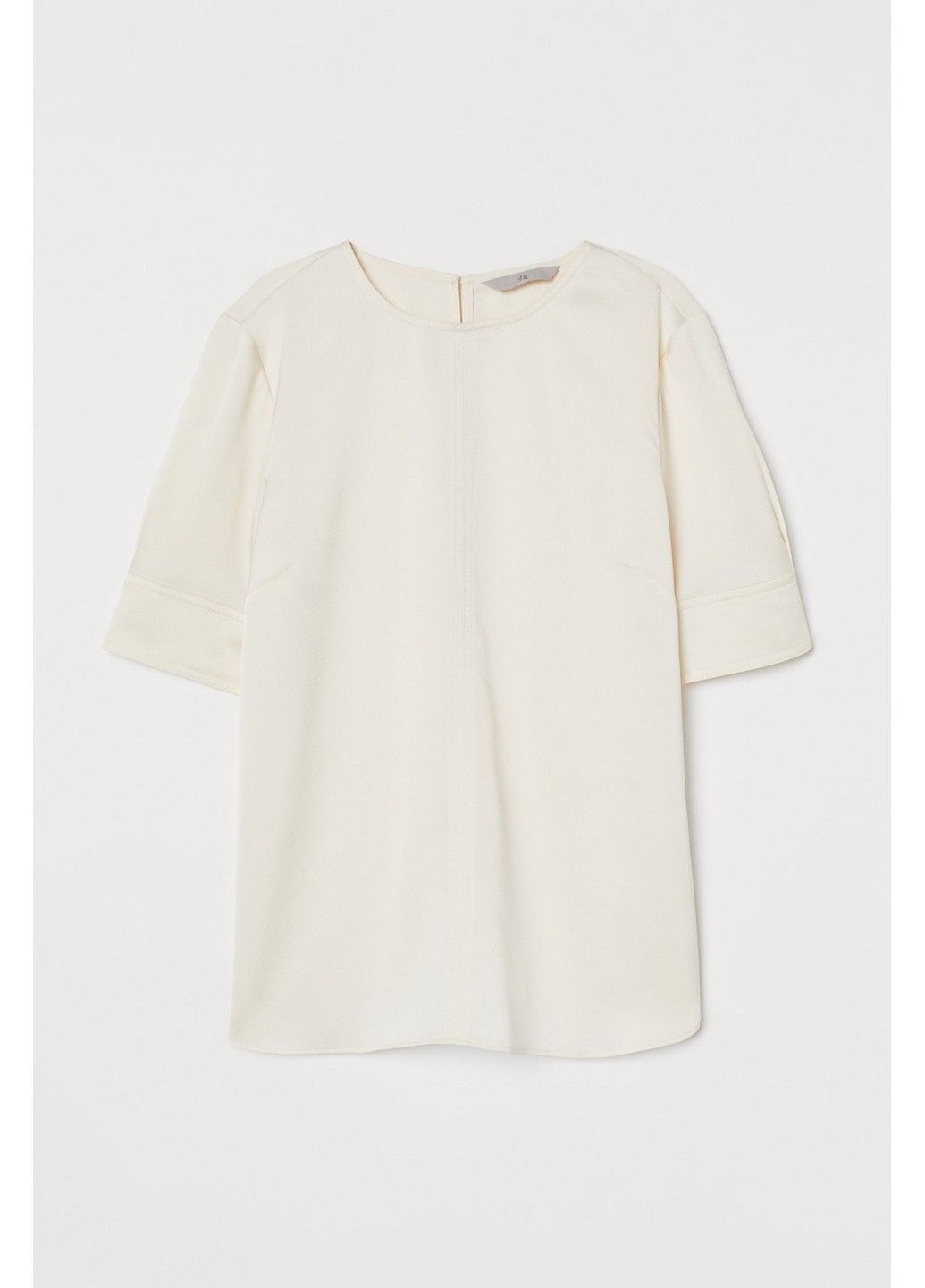 Бежевая летняя блуза H&M