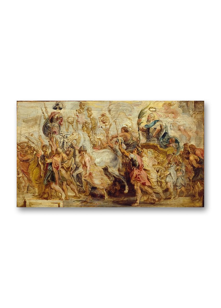 Печать на холсте Триумф Генриха IV Питер Пауль Рубенс 50x70 No Brand (346496134)