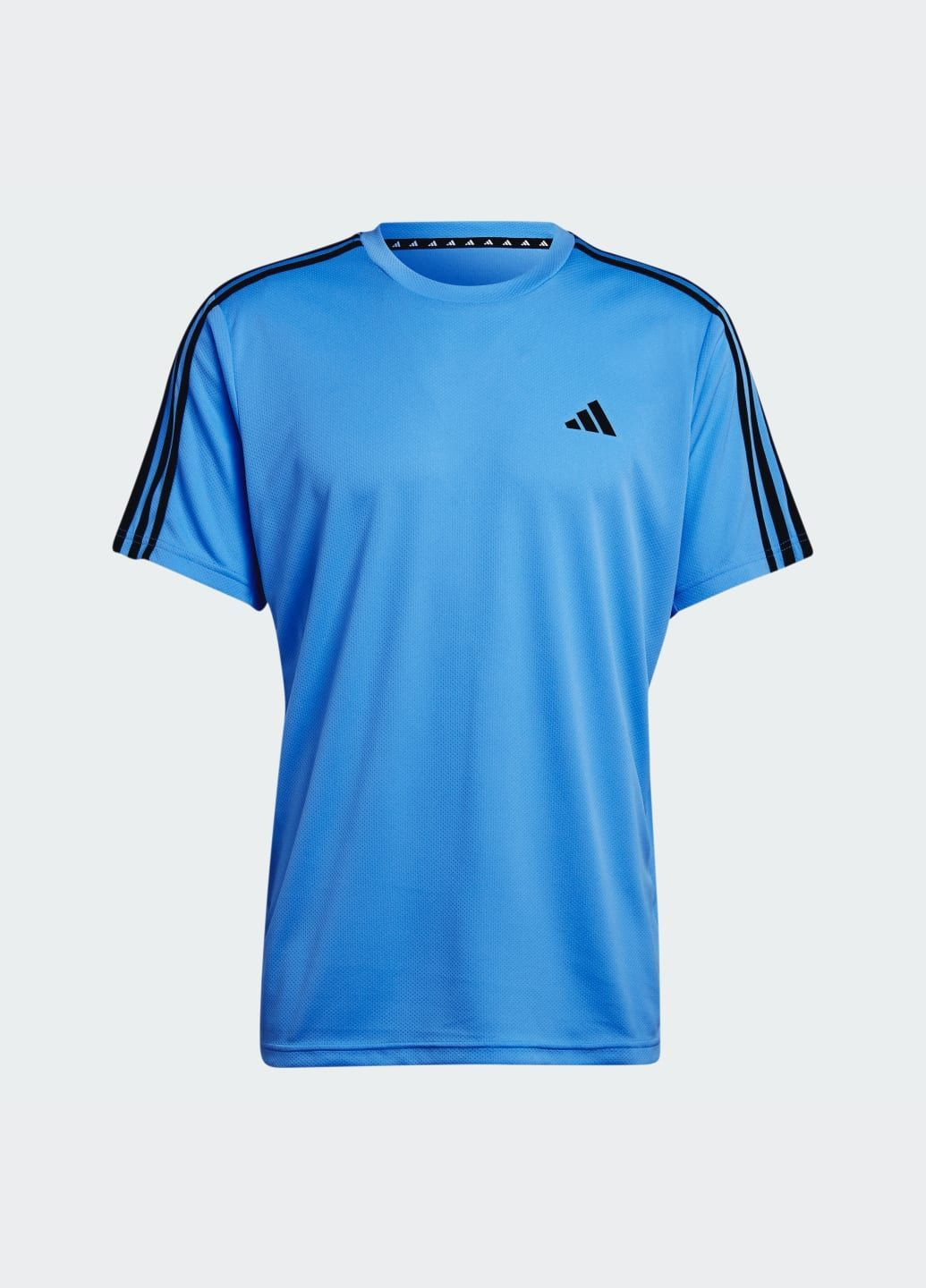Синя футболка train essentials 3-stripes adidas