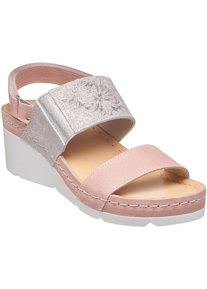 Комбинированные босоножки анатомические 107 розовый металлик ( ) Ledi Anatomic