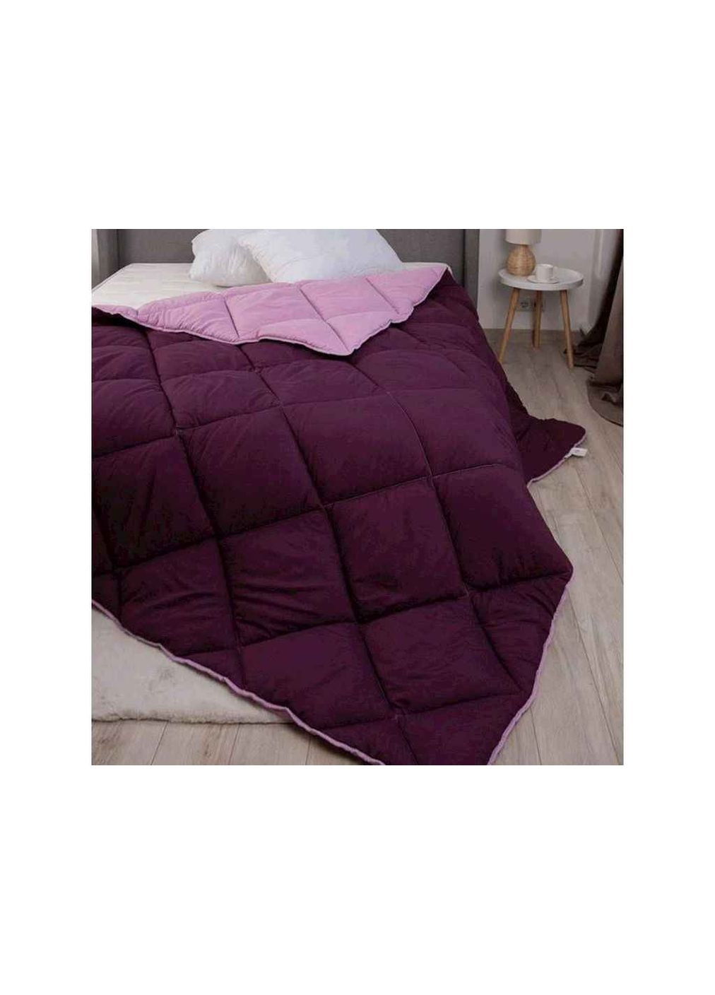 Ковдра Мікрофібра "" 450г/м2 бордовий Alaska (365292068)