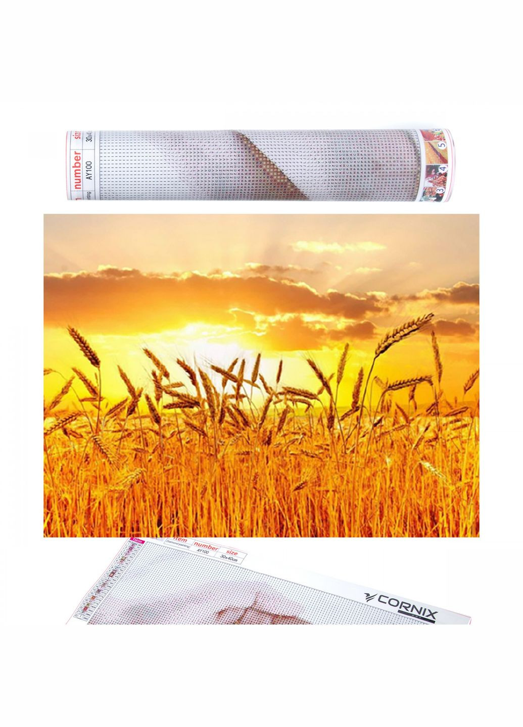 Набір алмазної мозаїки (вишивки) Art 40 x 30 см Cornix AY23 (323163836)