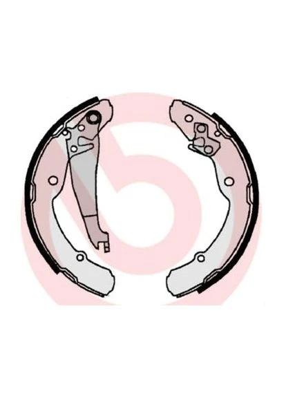 Гальмівні колодки барабанні S85 516 Brembo (390278848)