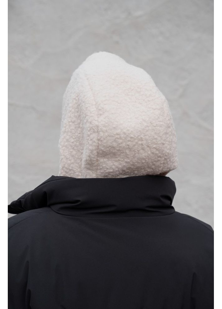 Тепла шапка капюшон капор Теді на флісі Mathilda White Woman Without (365254492)