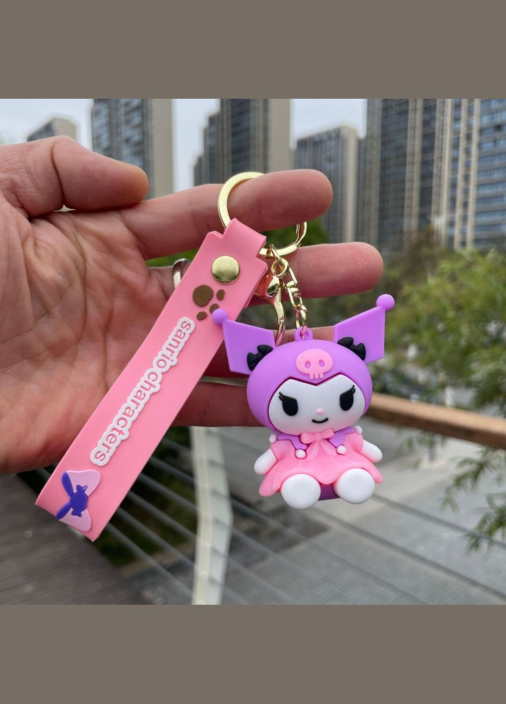 Куроми брелок Kuromi My Melody для ключей мультяшный кукольный брелок розовый Shantou (289479908)