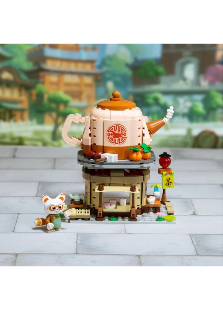 Конструктор Kung Fu Panda Кунгфу Панда Міні Вид на вулицю - Чайна лавка Шифу (m410341) Pantasy Kung Fu Panda Кунгфу Панда Міні Вид на вулицю - Ча (367063154)