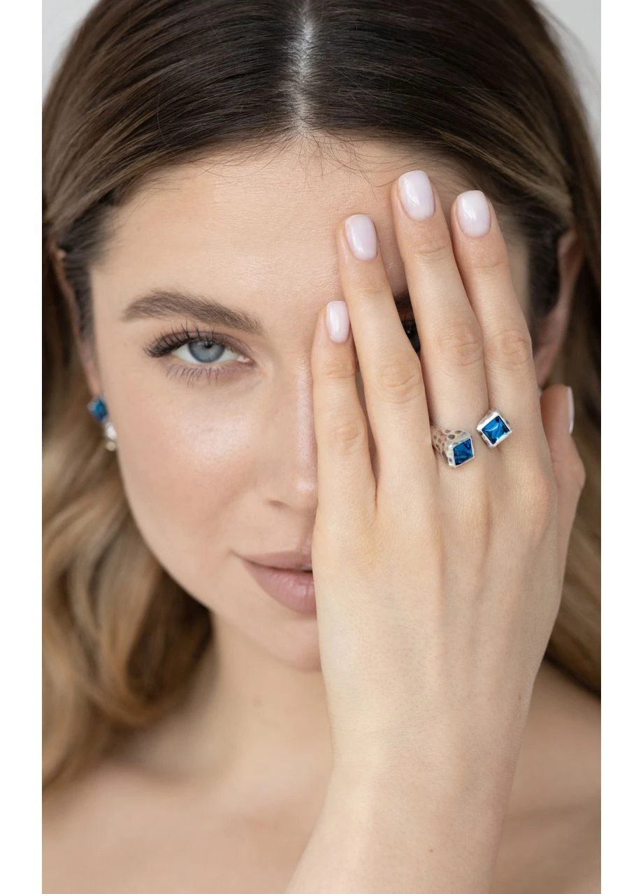 Кільце Ліриди Duo Sapphire 925 18-19,5 Skifska Etnika (364202850)