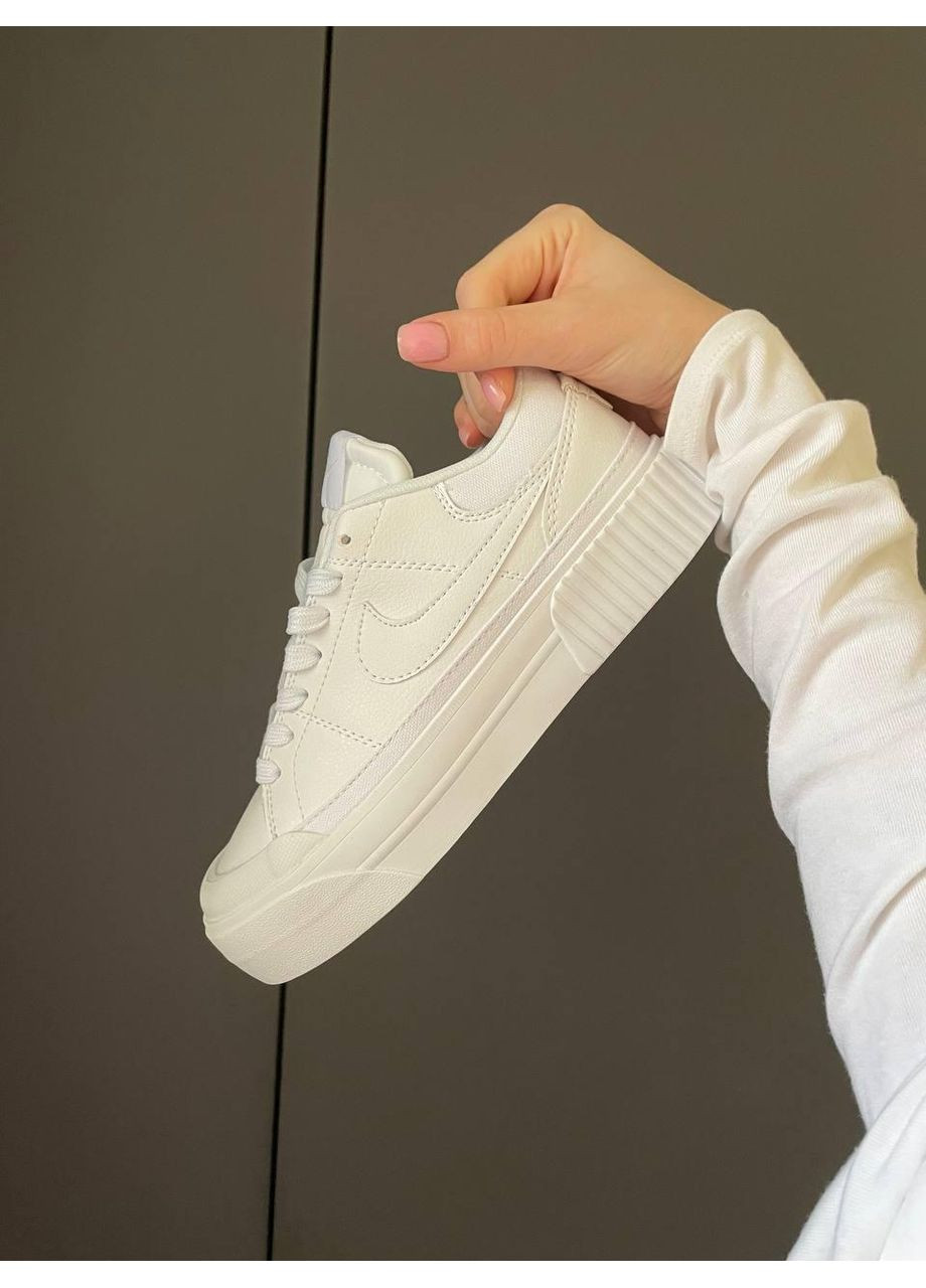 Білі Осінні кросівки чоловічі nike court legacy white найк коурт легасі No Brand
