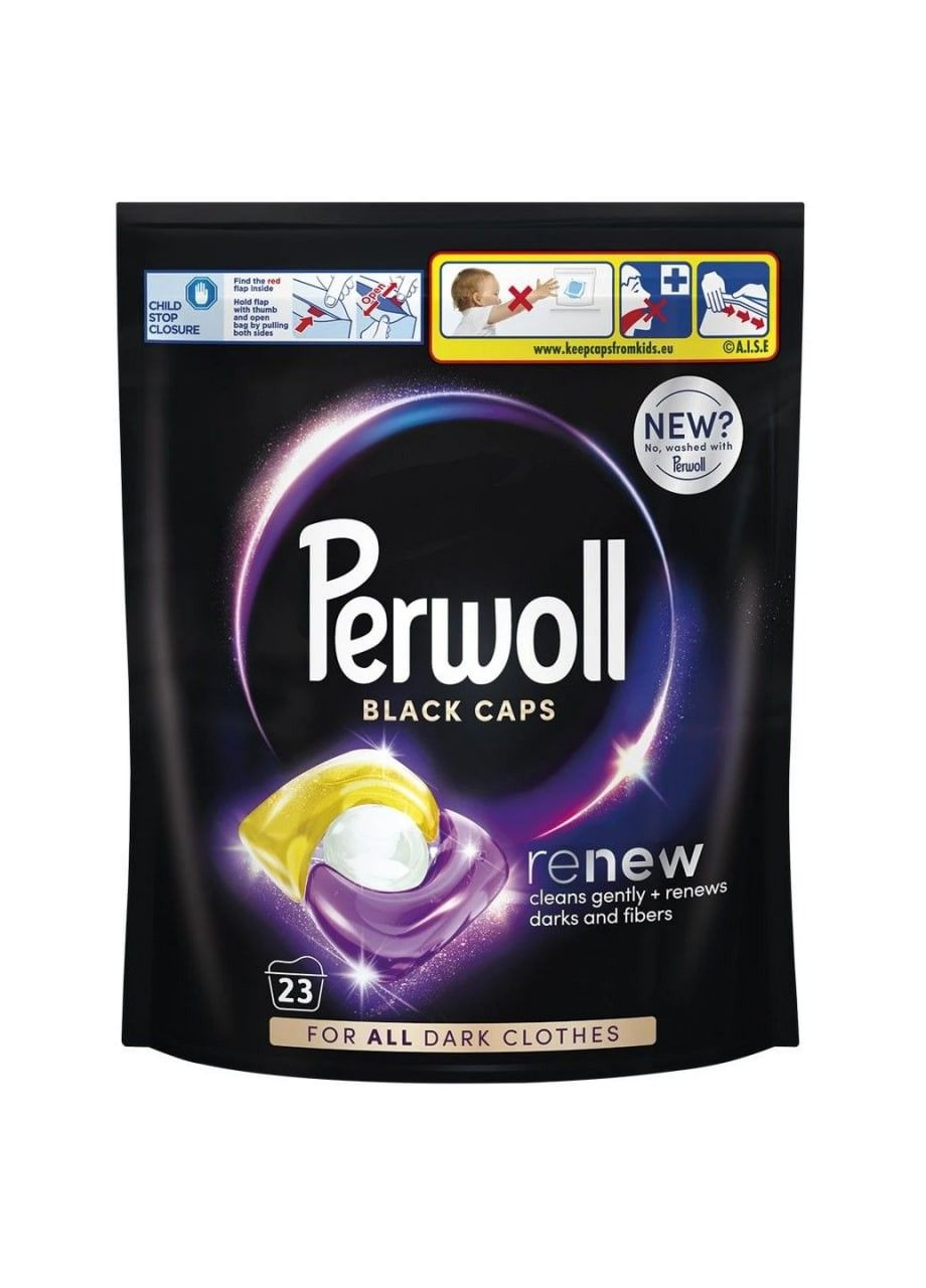 Капсулы для стирки темных и черных вещей 23 шт Perwoll (308976301)