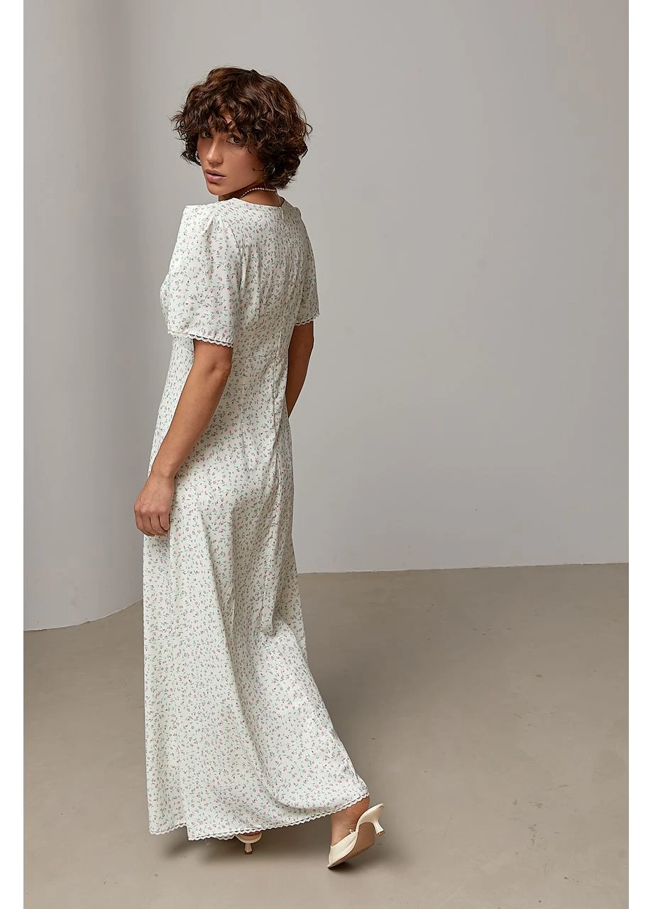 Черное кэжуал платье Lurex в горошек