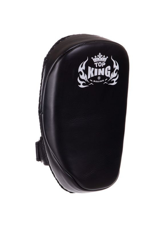 Пади для тайського боксу Тай-педи з натуральної шкіри (2шт) KING Ultimate (підтримка для рук, р-р XL 40х21х11см, Чорний) Top King Boxing (361436268)