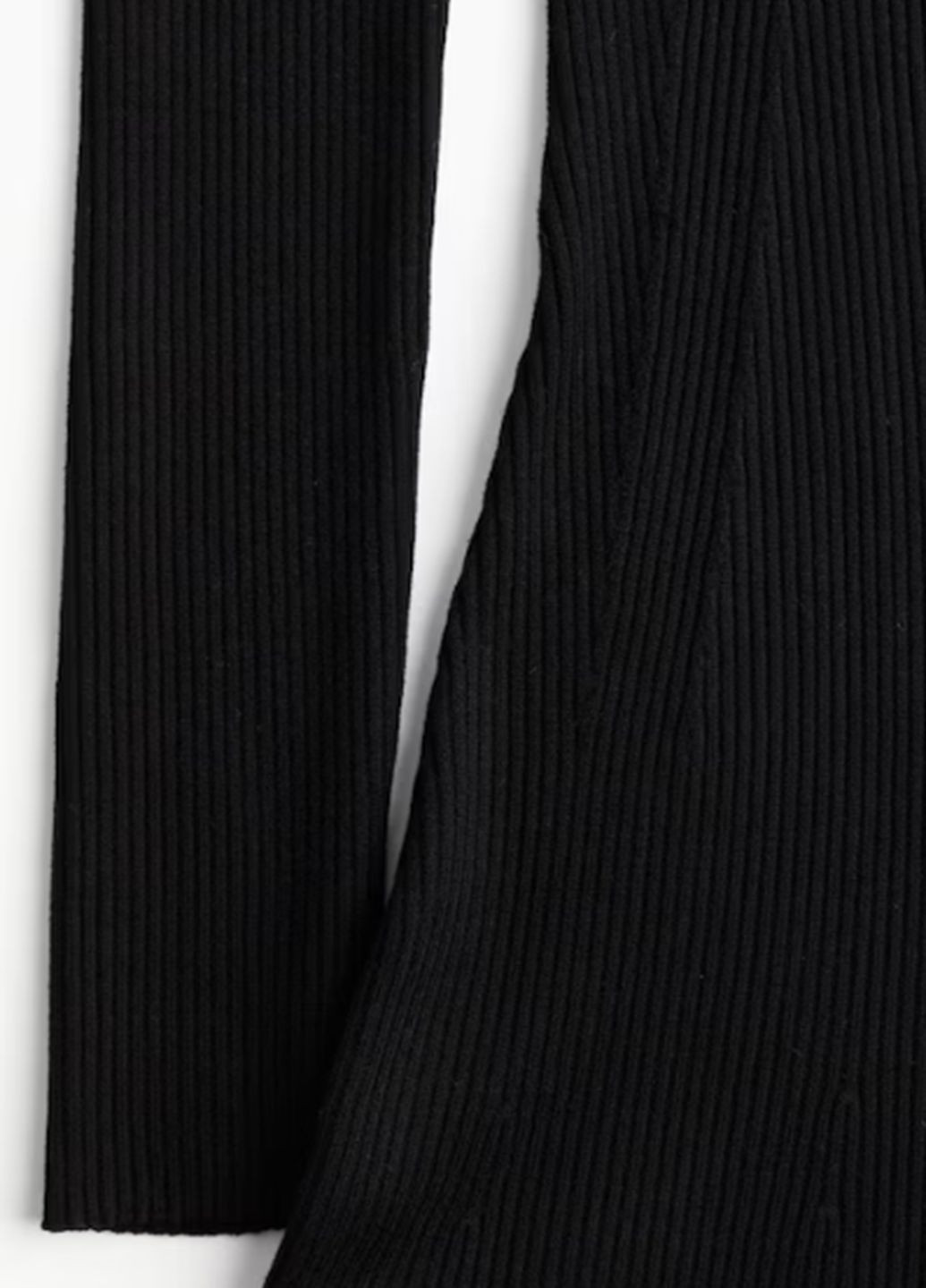 Чорна повсякденний сукня H&M однотонна