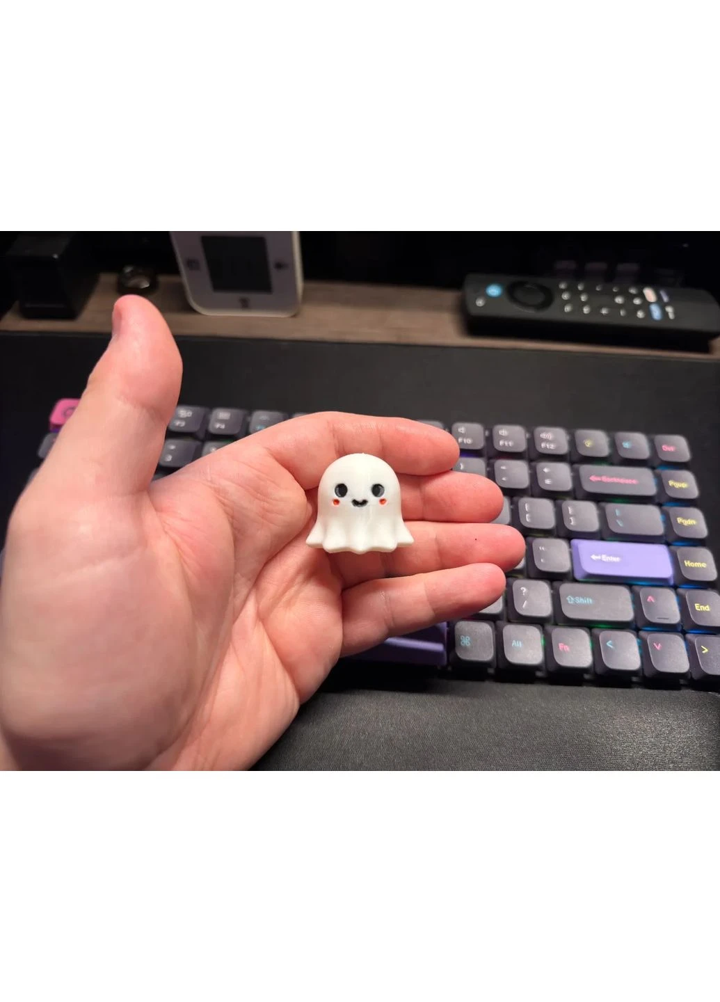 👻🎃 Декоративная фигурка «Cute 3D Ghost for Halloween» 4 см 3D-печать No Brand (389268475)