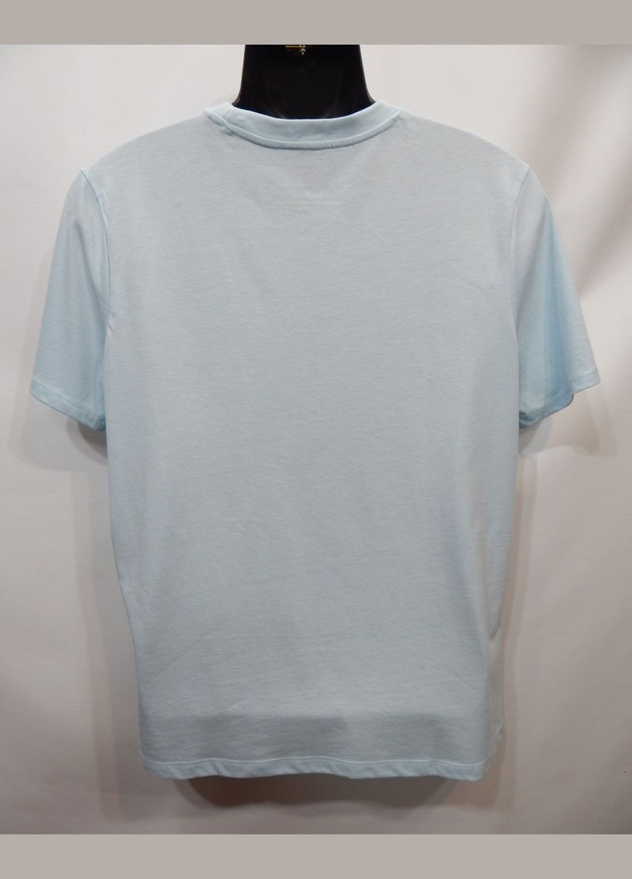 Голубая мужская футболка cares оригинал р.58 124fm Primark