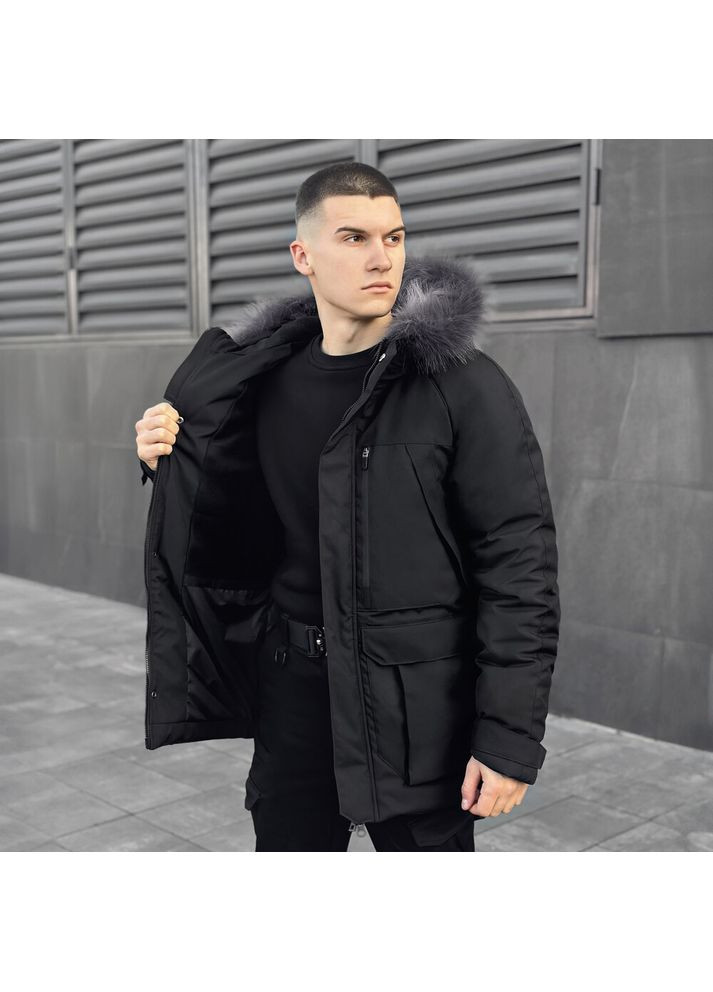 Парка Seniora Udacha Gray Чорний Pobedov (269617096)